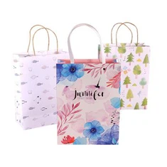 პერსონალიზირებული ქაღალდის ჩანთები საცალო მაღაზიისთვის